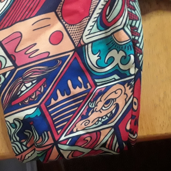 Unique handmade pandoras box long sleeve shirt hand stitched in Poland size L - Picture 9 of 15